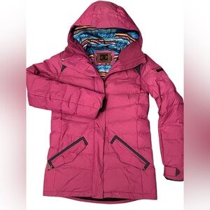 DC 10K Medium Liberty Down Waterproof Purple Ski Jacket Size Medium Excellent